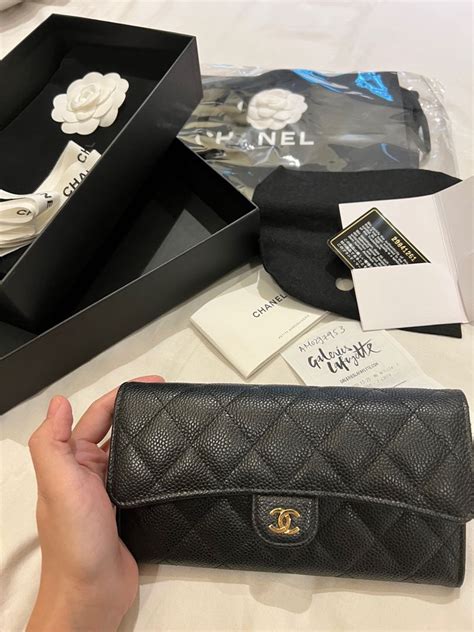 chanel long wallet price.